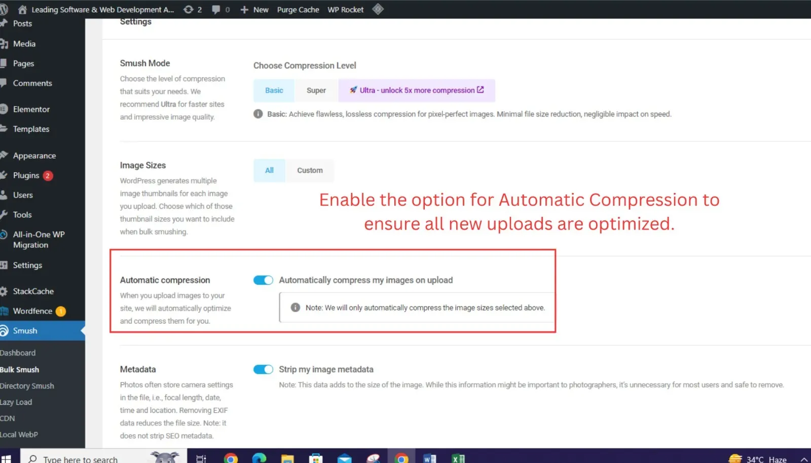 Enable automatic comparison for easy analysis.